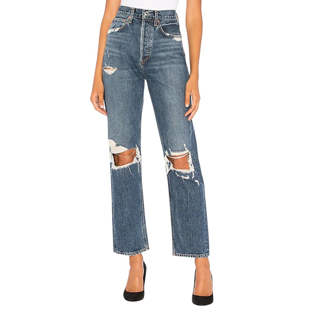 AGOLDE 90s High Rise Loose Fit Jean Psych Wash